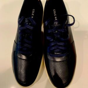 3 pair Men’s Cole Haan Tennis Shoes, size 11; Navy, Black & Brown;
